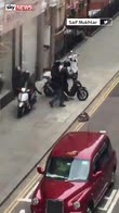 Moped gang storm top end jewellers