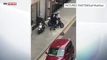 Moped gang storm a top end jewellers