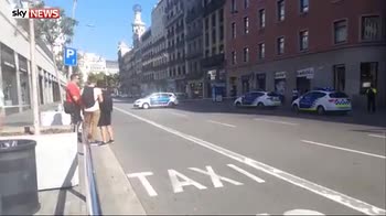 Streets cordoned off in Barcelona following incident