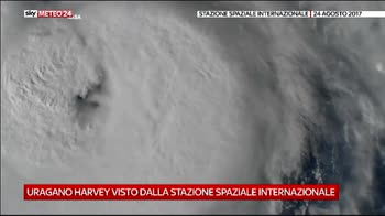 Uragano Harvey visto dalla Spazio
