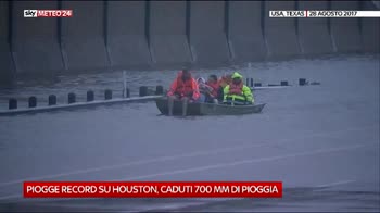 Piogge record su Houston