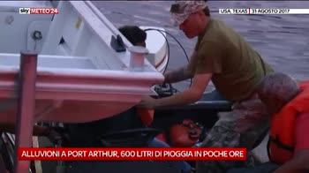 Harvey causa alluvioni a Port Arthur