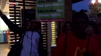 Primo sciopero di McDonald's in Gb