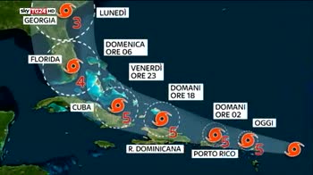 Uragano Rima verso gli Stati Uniti