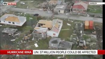 Hurricane Irma devastates the Caribbean