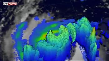 NASA animation shows hurricane rainfall