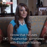 What would Pocahontas think of Trump?