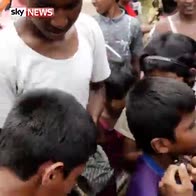 Starving Rohingya arrive in Bangladesh