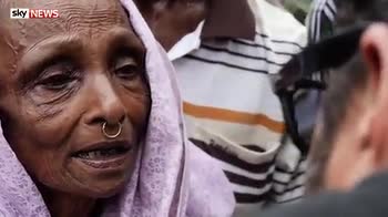 Starving Rohingya arrive in Bangladesh