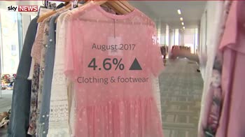 Cost of fashion pushes inflation to 2.9%
