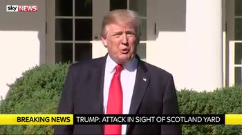 Trump: Attack 'was a terrible thing'