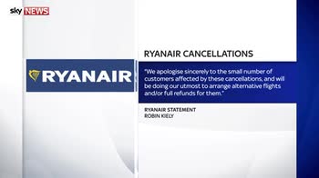 Ryanair cancelling 'up to 50 flights a day' for six weeks
