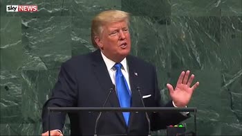 Trump gives N Korea threat in UN speech