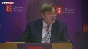 Verhofstadt's quip over May's Brexit Florence speech