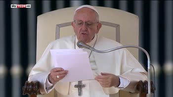 Papa Francesco, Dio protegga il mondo dal terrorismo