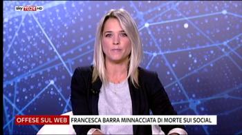 Francesca Barra minacciata di morte sui social