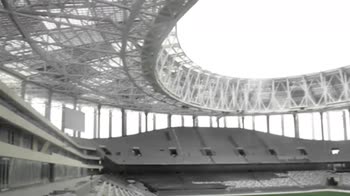 Nel Niznij Novgorod Stadium, uno degli stadi del Mondiale