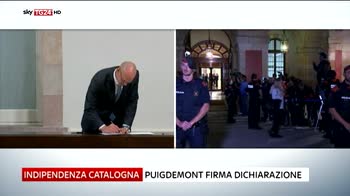Puigdemont firma dichiarazione 22