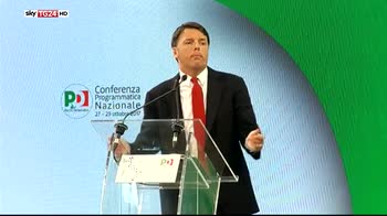 Conferenza Pd, Renzi, non mettiamo veti su nessuno