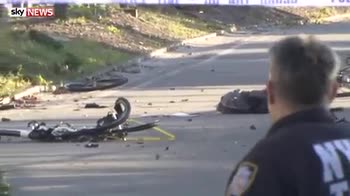 Cyclists and pedestrians hit by vehicle in New York