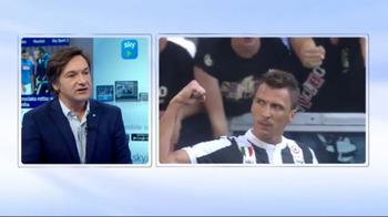 CARESSA SU MANDZUKIC SERIE A