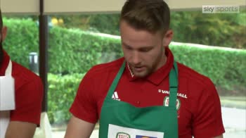 Wales players in cooking challenge