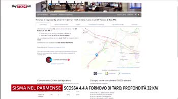 Terremoto vicino a Parma, scossa di magnitudo 4