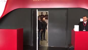 KakÃ  a Casa Milan, tour al museo e incontro con Fassone