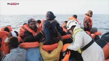A bordo della Sea Watch impegnata nel soccorso migranti