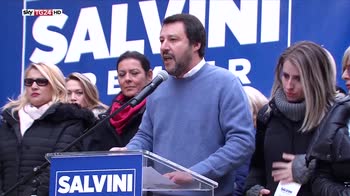 Manifestazione contro ius soli, Salvini