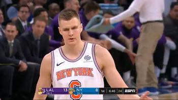 NBA, 37 punti e 11 rimbalzi per Kristaps Porzingis vs L.A.