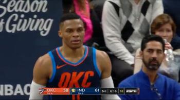 NBA, tirpla doppia di Russell Westbrook contro Indiana