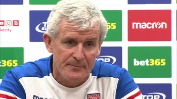 Hughes calm over Stoke City future