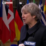 May: Brexit progress 'on course'