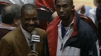 NBA, Kobe Bryant liceale ai microfoni durante una gara NBA