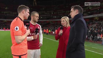 Milner and Wilshere post FNF