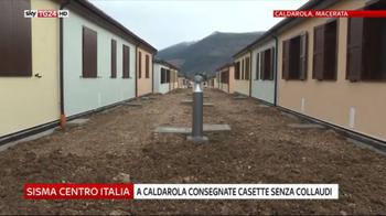 Sisma, a Caldarola le prime casette dopo 14 mesi