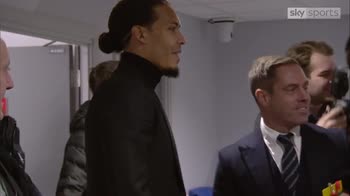 Van Dijk takes tour around Anfield