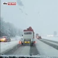 Snow brings misery to Scotland