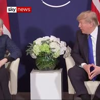 Theresa and Donald's Davos love-in