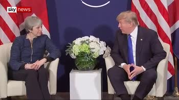 May and Trump's Davos love-in
