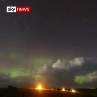 Amazing Northern Lights show