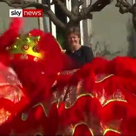 May dances with dragons in China