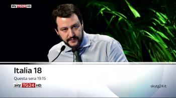 Italia 18, stasera alle 19 e 15 ospite Matteo Salvini