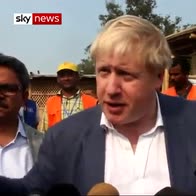 Boris urges safe return for Rohingyas