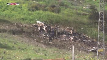 Abbattuto F16 israeliano, 6 morti in raid di reazione