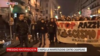 Presidio antifascista, a Napoli corteo contro Casapound