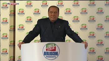 Berlusconi, a Milano manifestazione elettorale