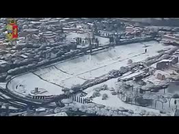 Neve a Roma, in volo sulla cittÃ  imbiancata