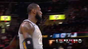 NBA, i 30 punti di LeBron James contro Philadelphia